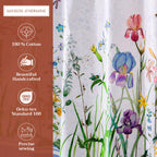 Fleurs De Mai Shower Curtains