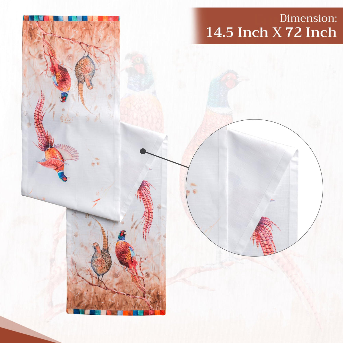 Faisan D'Automne Table Runners