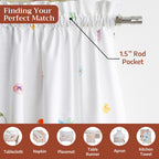 Summer Whisper Kitchen Curtains