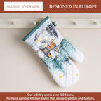 Neige de noel Oven Mitts