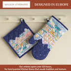 Christmas Market Oven Mitts + Pot Holders