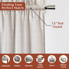 Fanny Lavender Kitchen Curtains