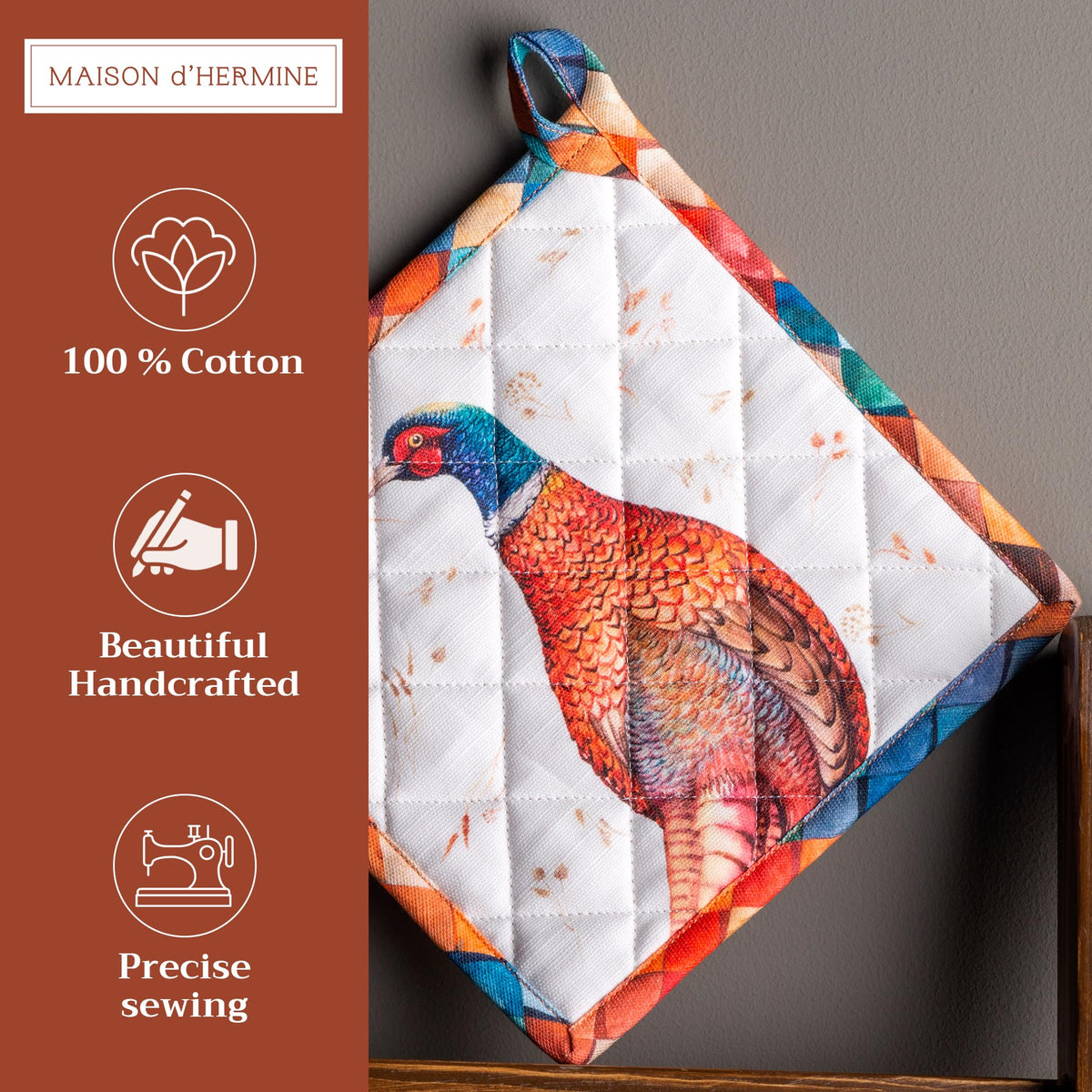 Faisan D'Automne Pot Holders