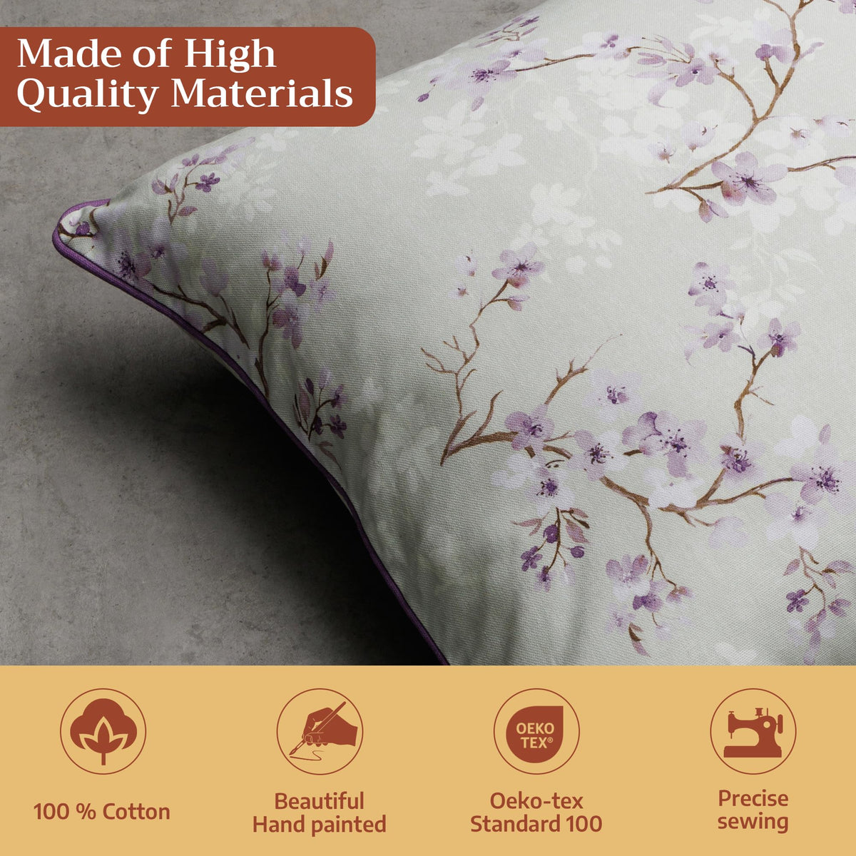 Blossoms In Spring Throw Pillow Covers