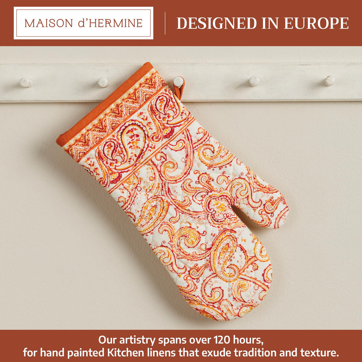 Palatial Paisley Oven Mitts