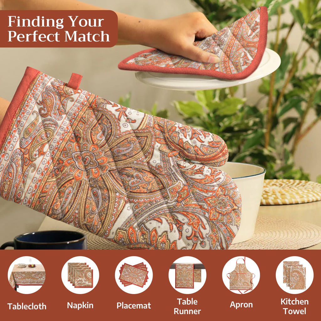 Kashmir Paisley Pot Holders