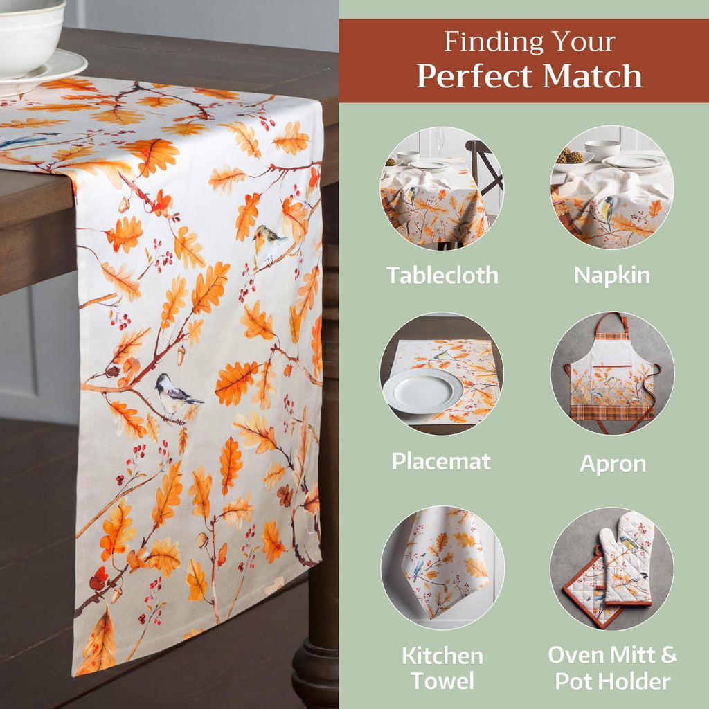 Oak Leaves Table Runners