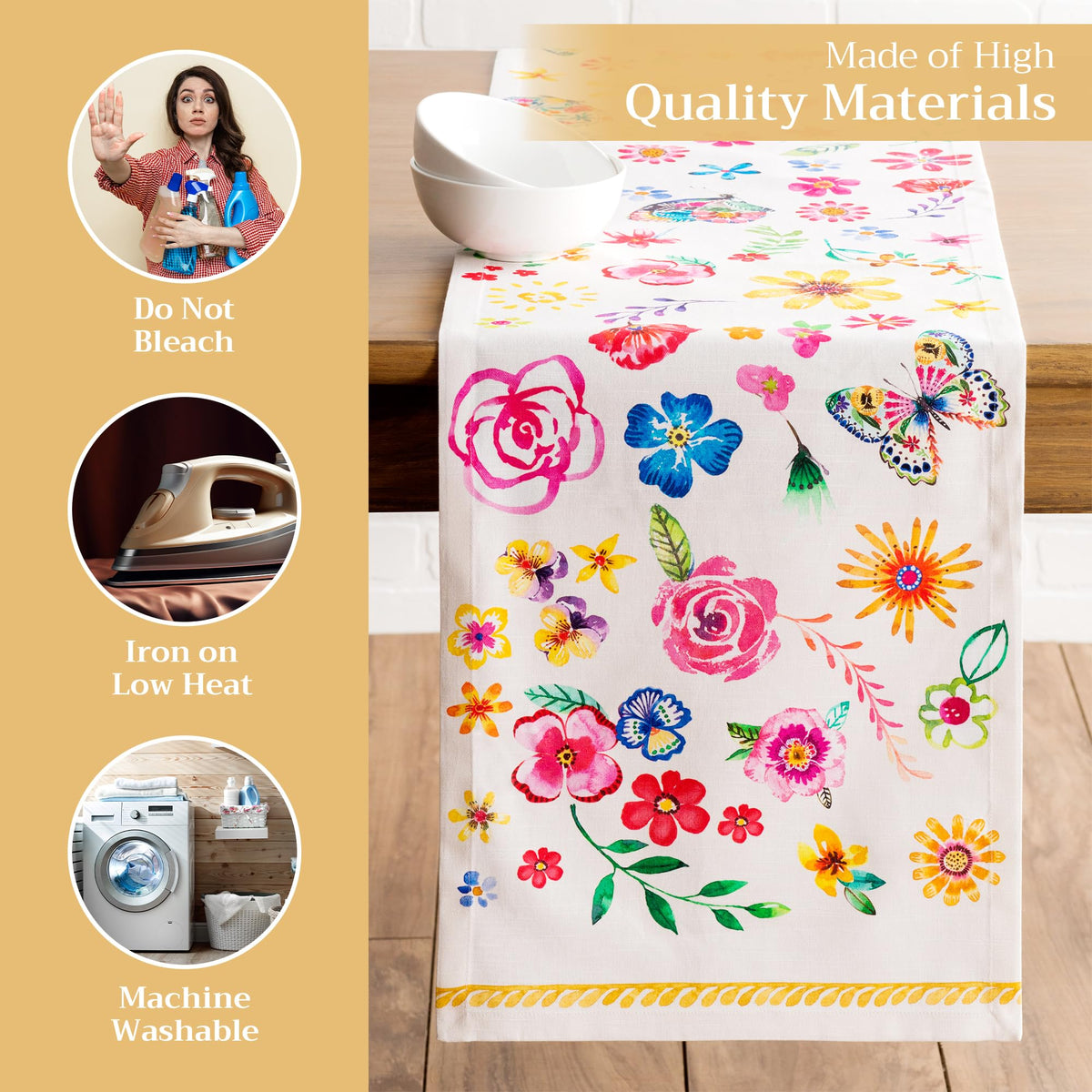 Happy Florals Table Runners