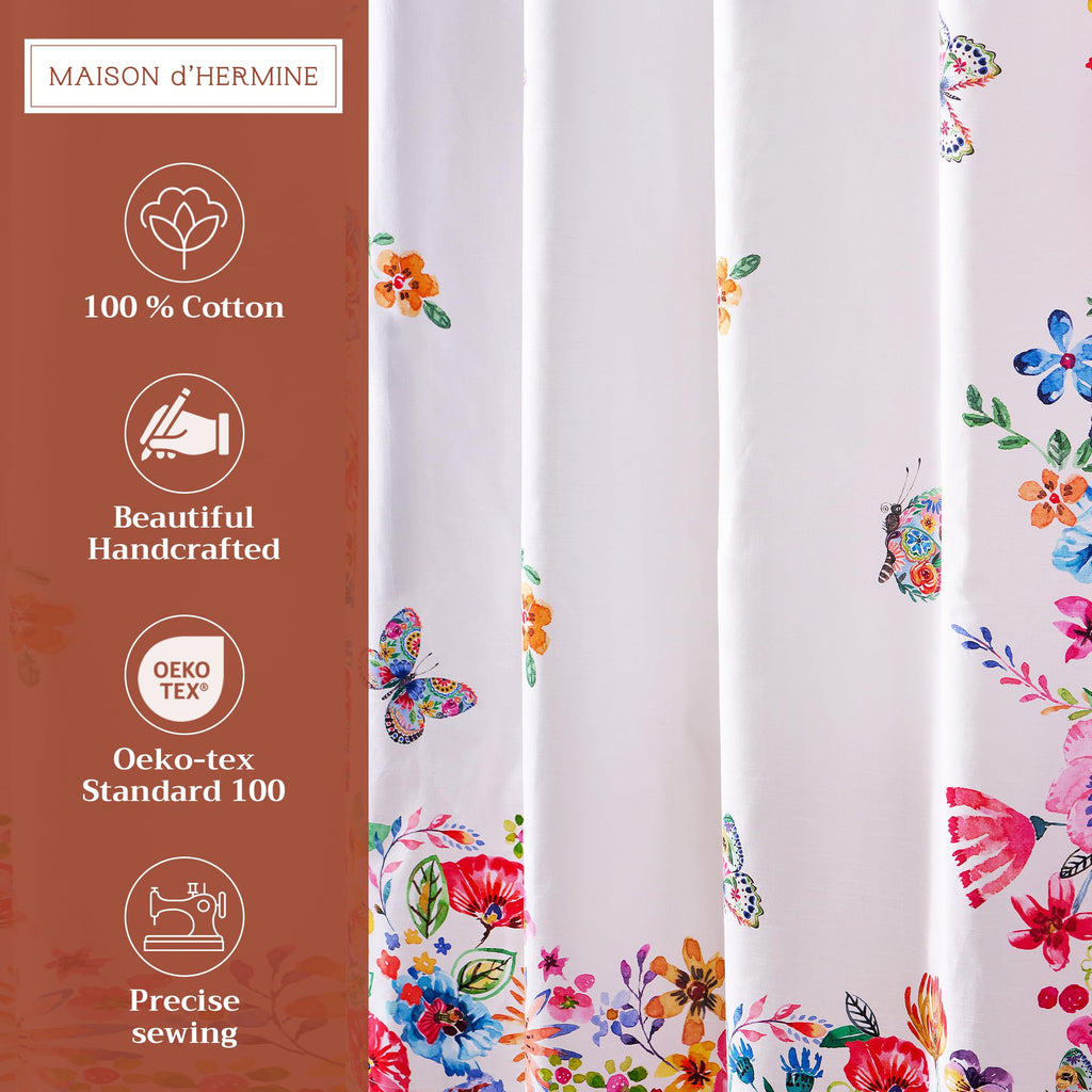 Happy Florals Shower Curtains