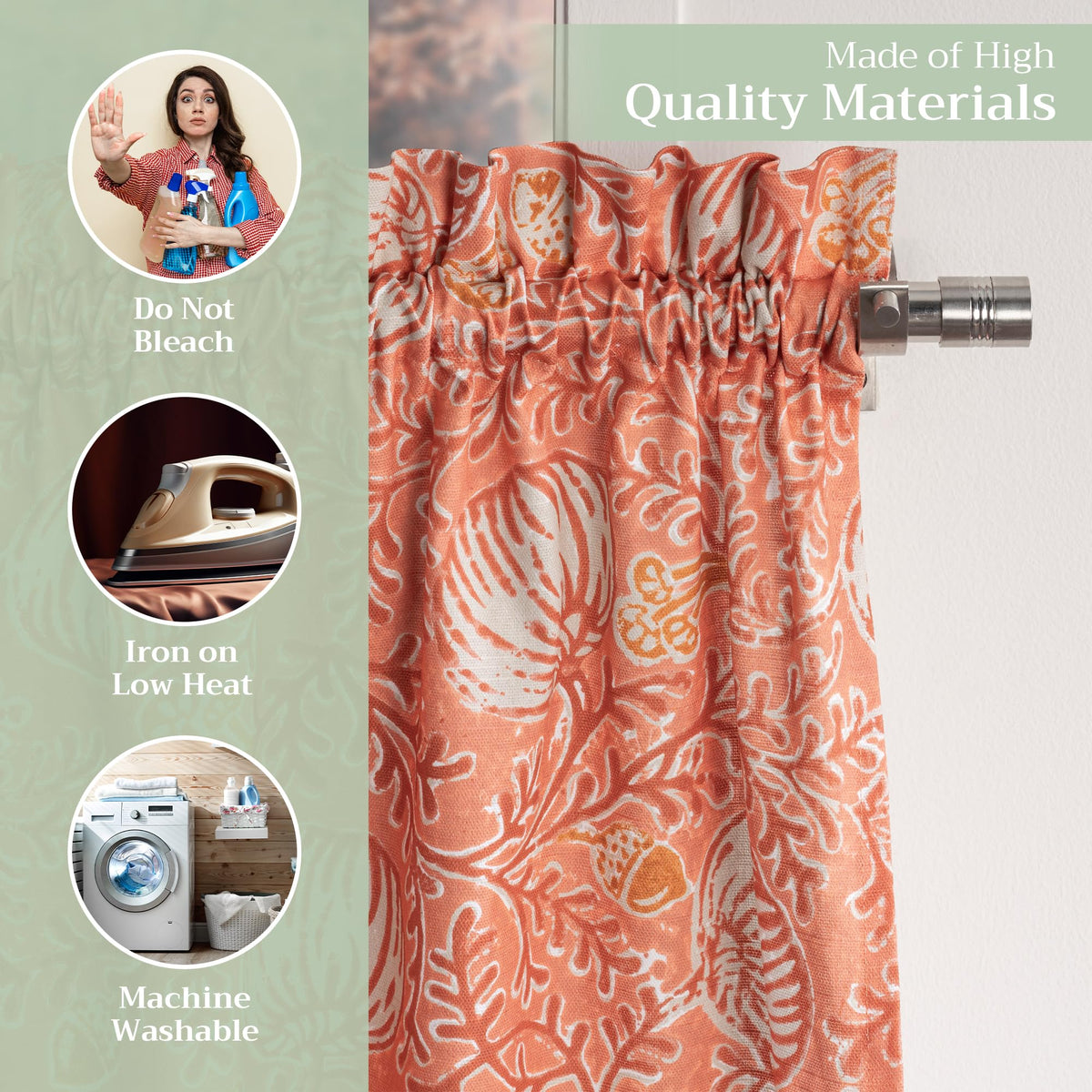 Harvest Festival Kitchen Curtains
