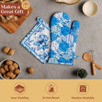 Summer Blues Pot Holders
