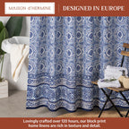 Melodie bleue Shower Curtains