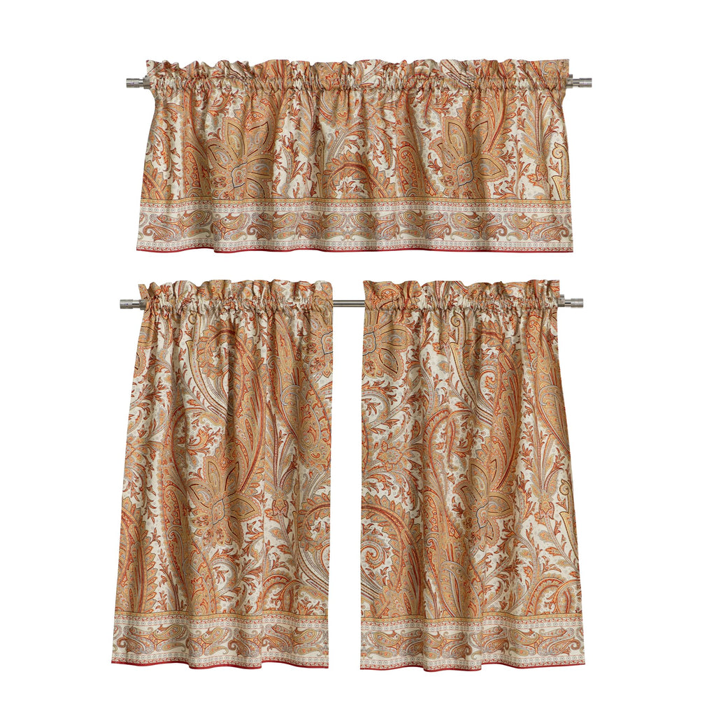 Kashmir paisley Kitchen Curtains