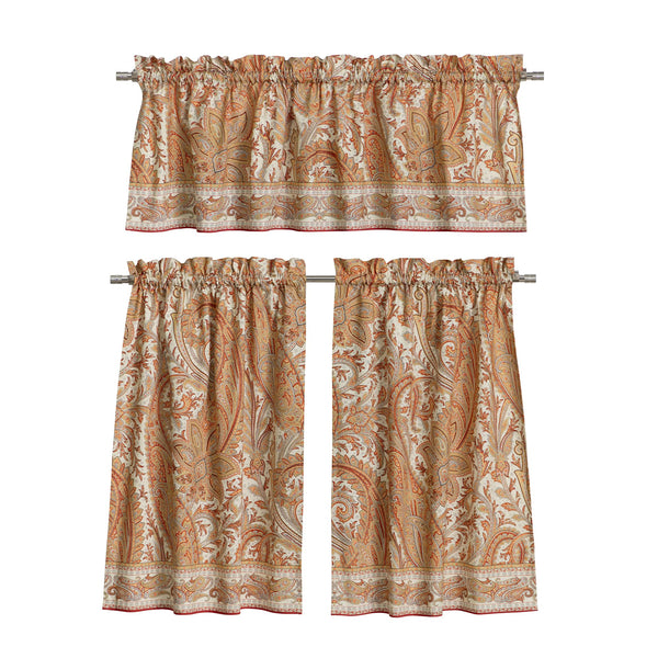 Kashmir paisley Kitchen Curtains
