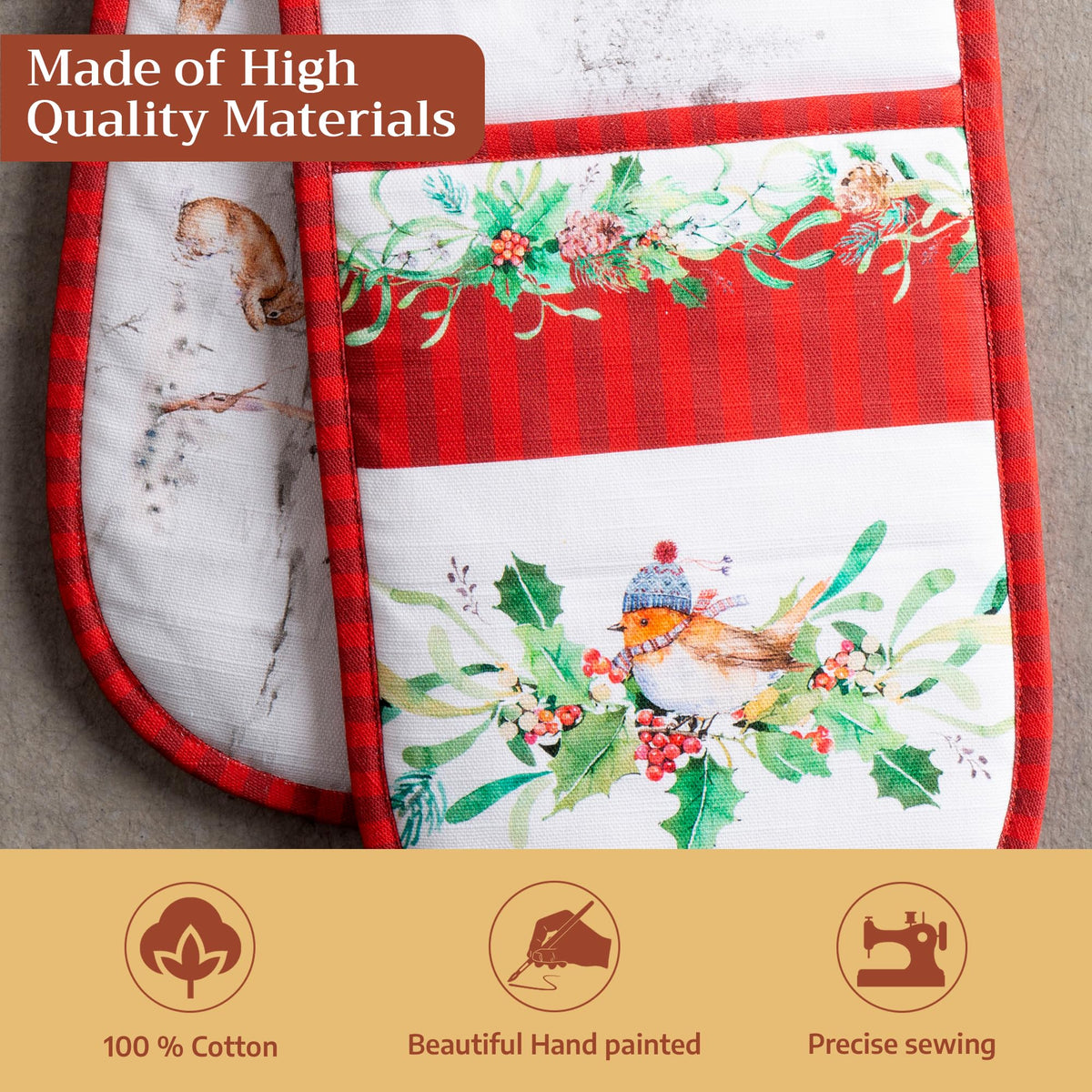 Christmas Tradition Oven Mitts