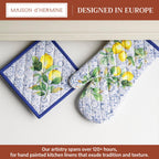 Citrus Oven Mitts + Pot Holders