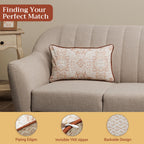 Damask Throw Pillow Covers