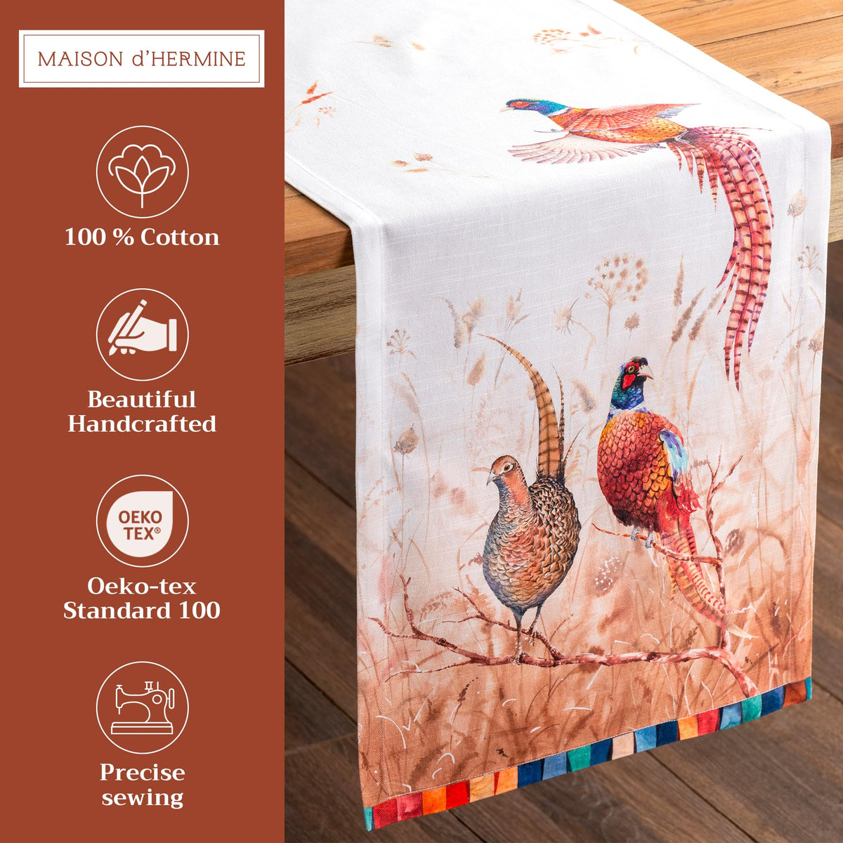Faisan D'Automne Table Runners