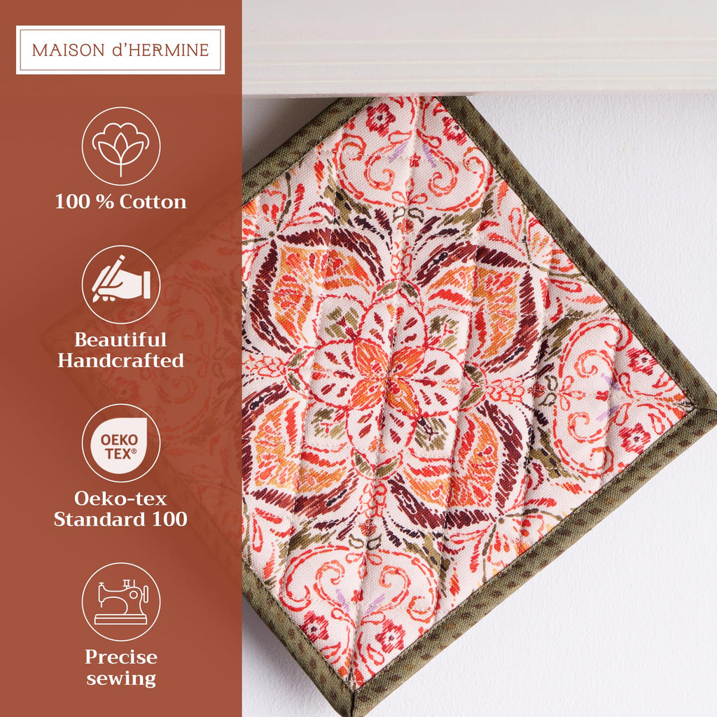Damask Pot Holders