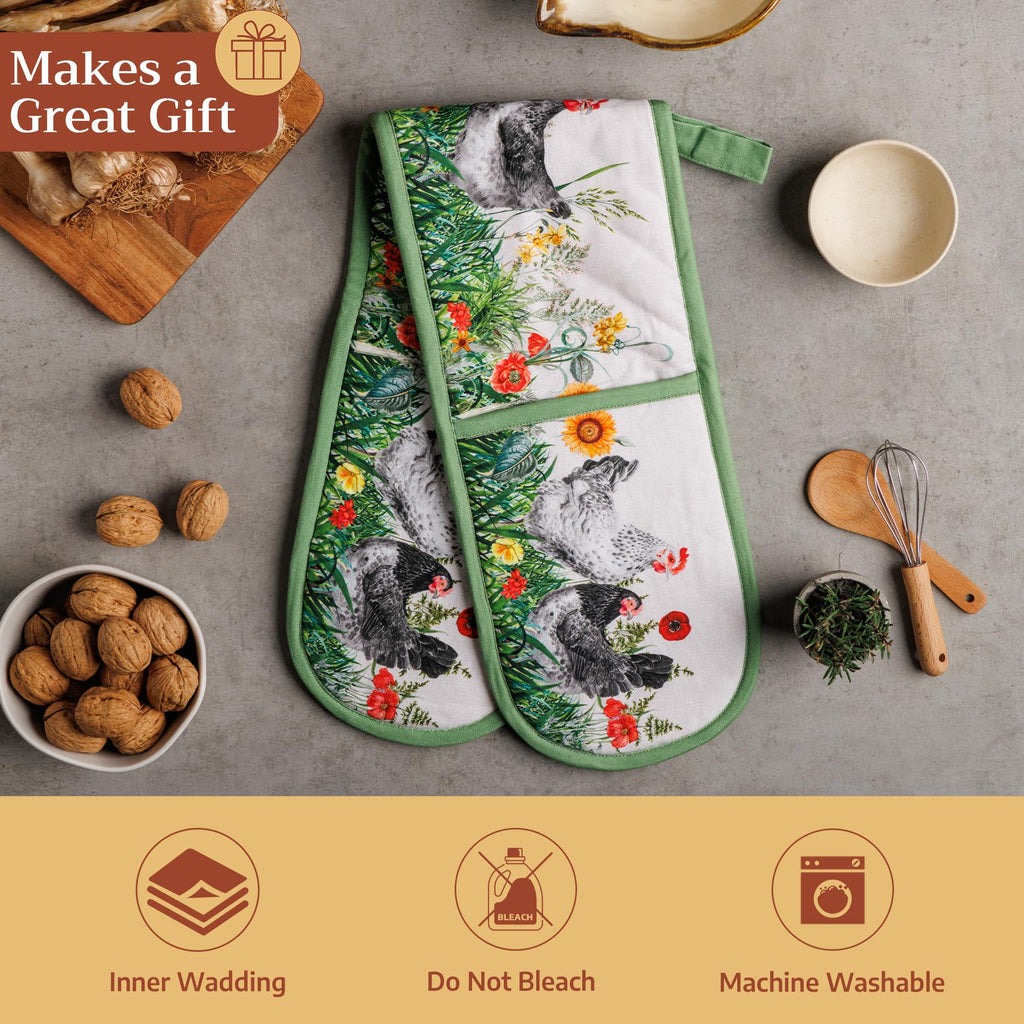Basse Cour Double Oven Mitts