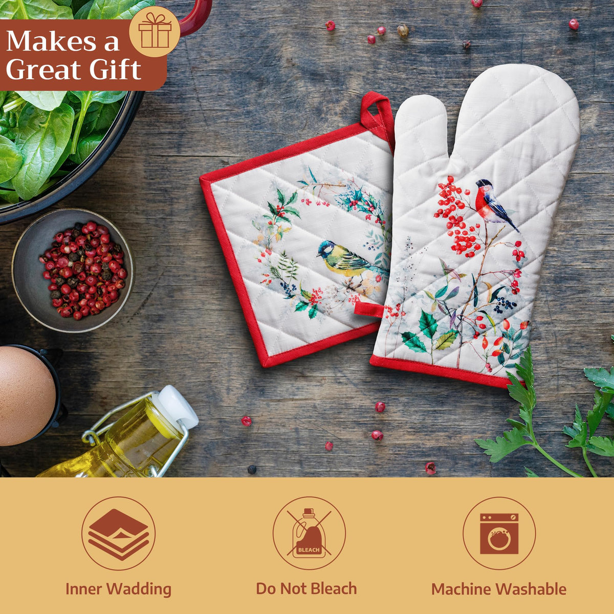 Morzine Oven Mitts + Pot Holders