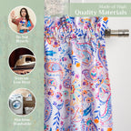 Indian Floral Kitchen Curtains