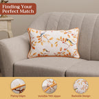 Oak Leaves Throw Pillow Covers