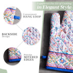 Indian Floral Oven Mitts