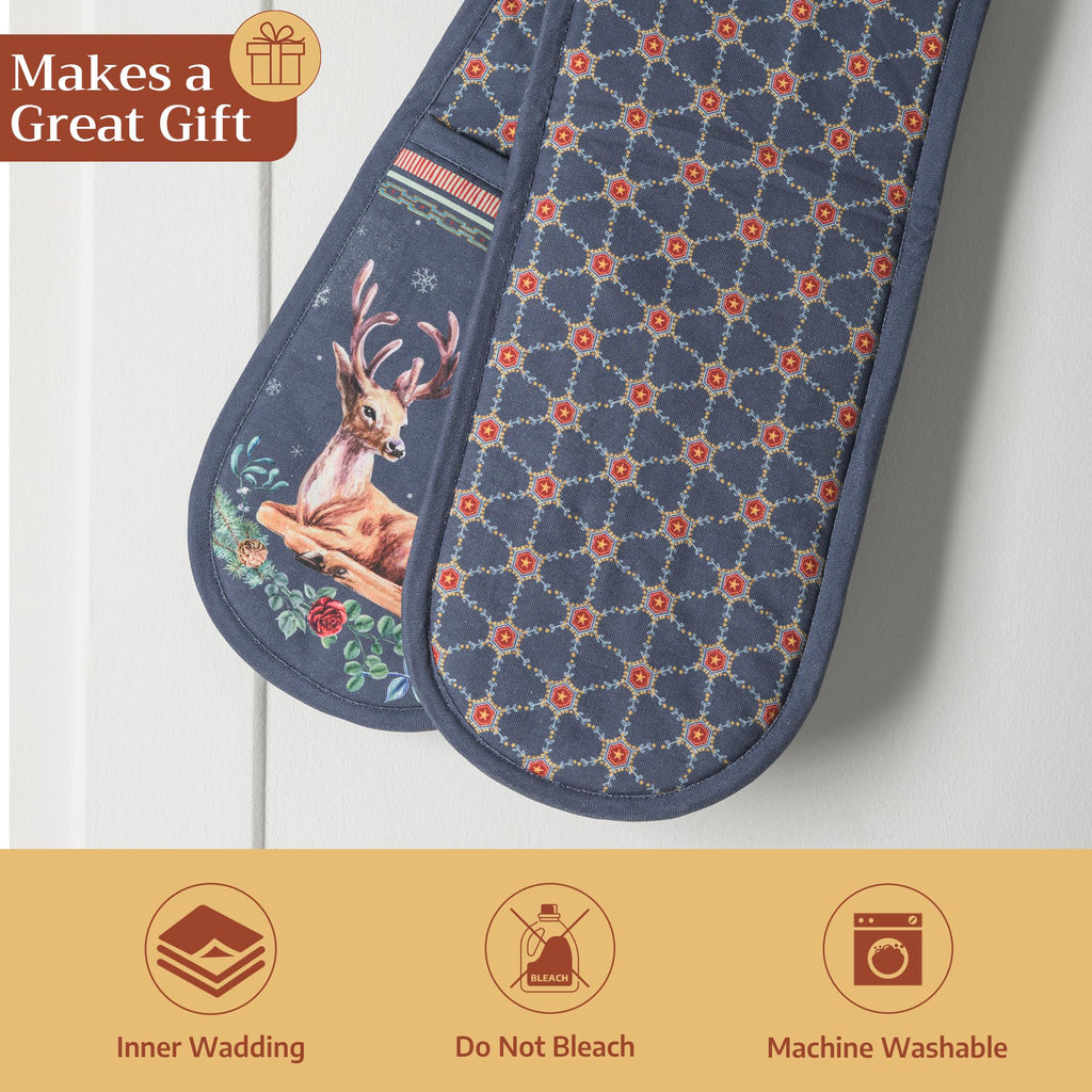 Christmas Joy Double Oven Mitts