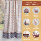 Fair Isle Kitchen Curtains