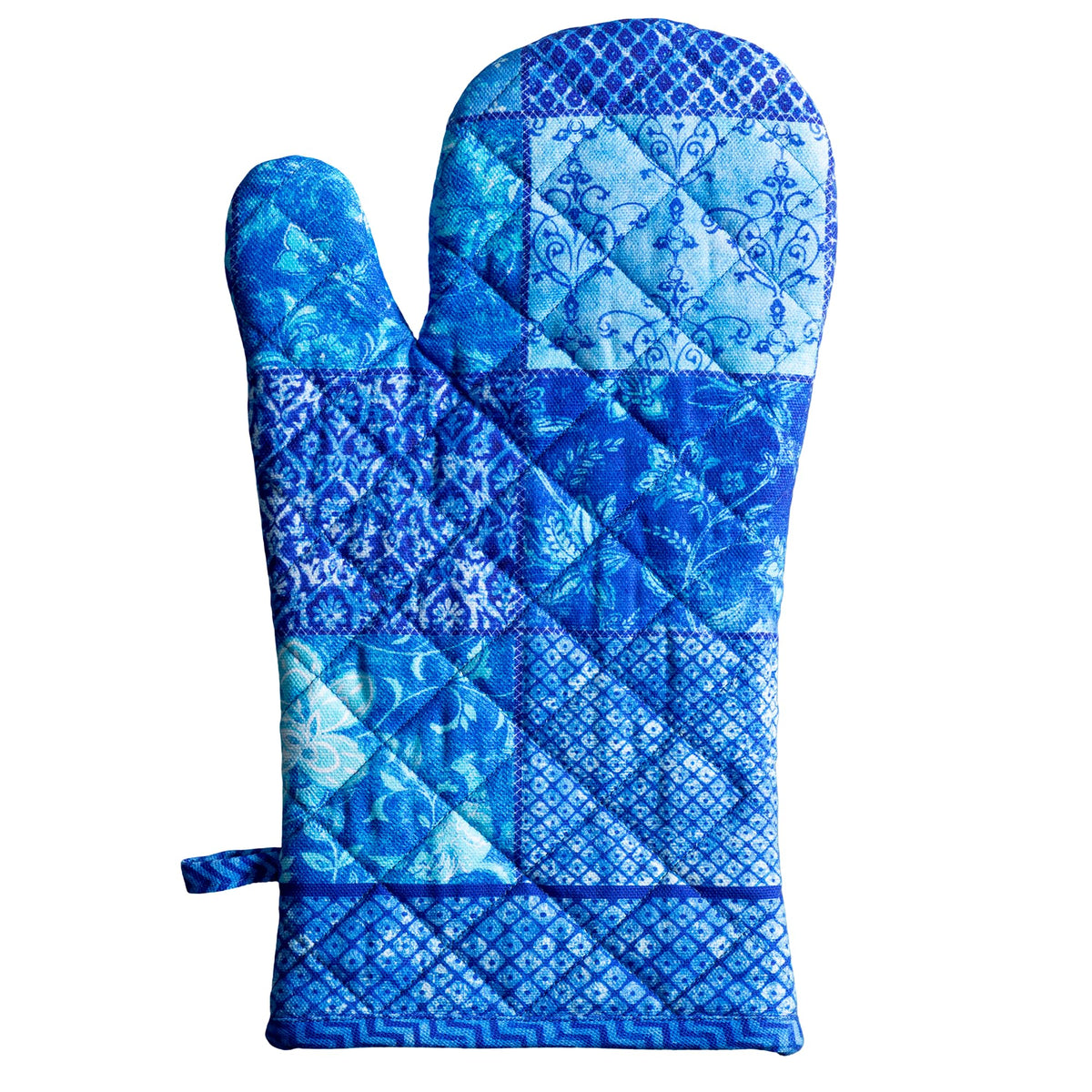 Indigo Love Oven Mitts