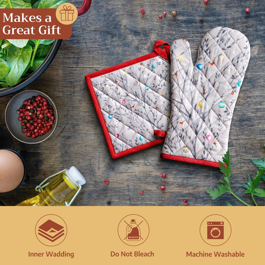 Fairy Christmas Oven Mitts + Pot Holders