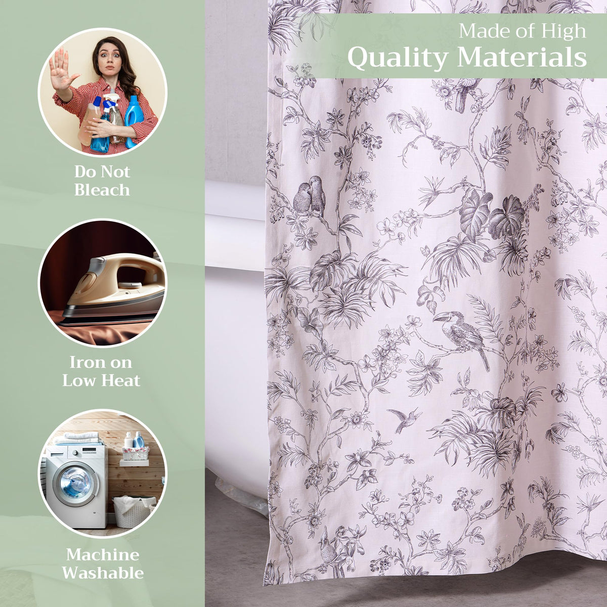 Jouy Paradise Shower Curtains