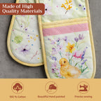 Easter Zest Double Oven Mitts