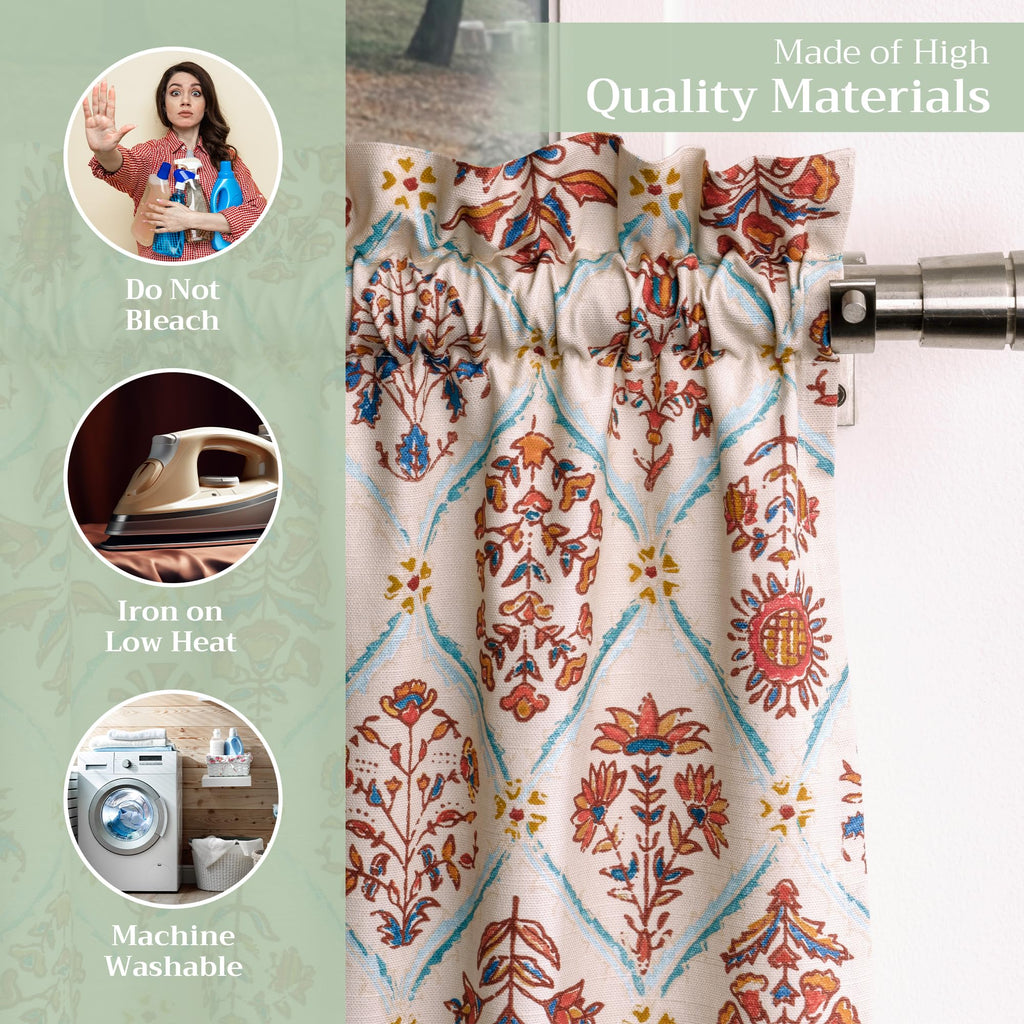 Romane Kitchen Curtains
