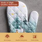 Neige de noel Oven Mitts