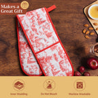 Winter Jouy Double Oven Mitts