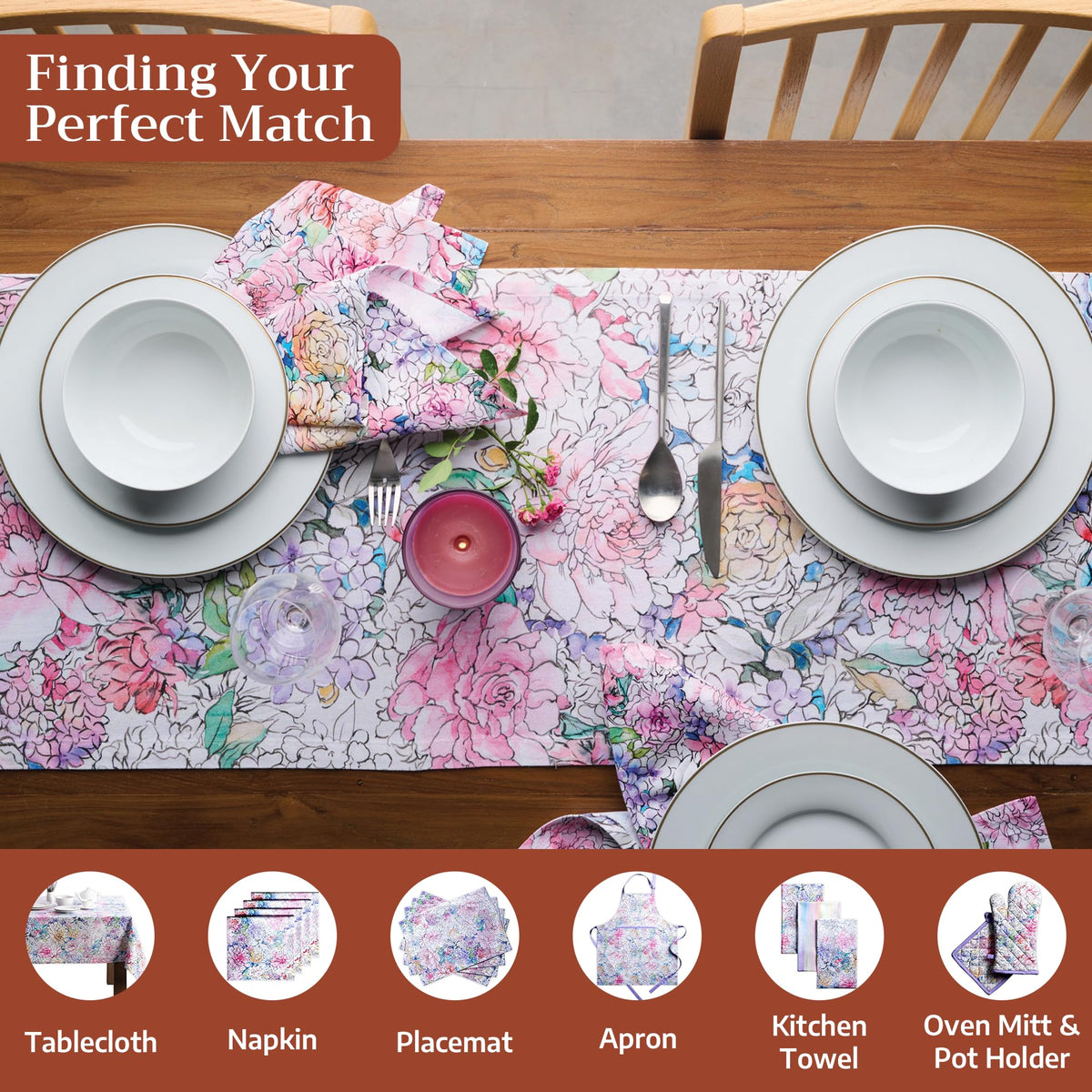 Floral Love Table Runners
