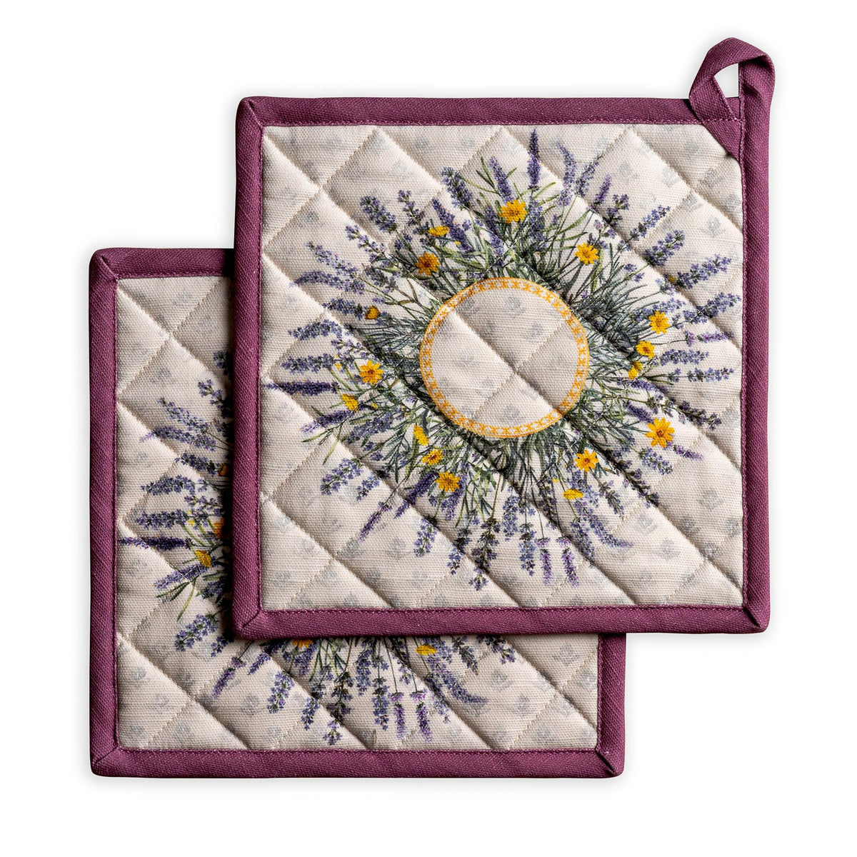 Fanny Lavender Pot Holders