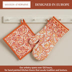 Palatial Paisley Oven Mitts + Pot Holders