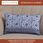 Melodie Bleue Throw Pillow Covers
