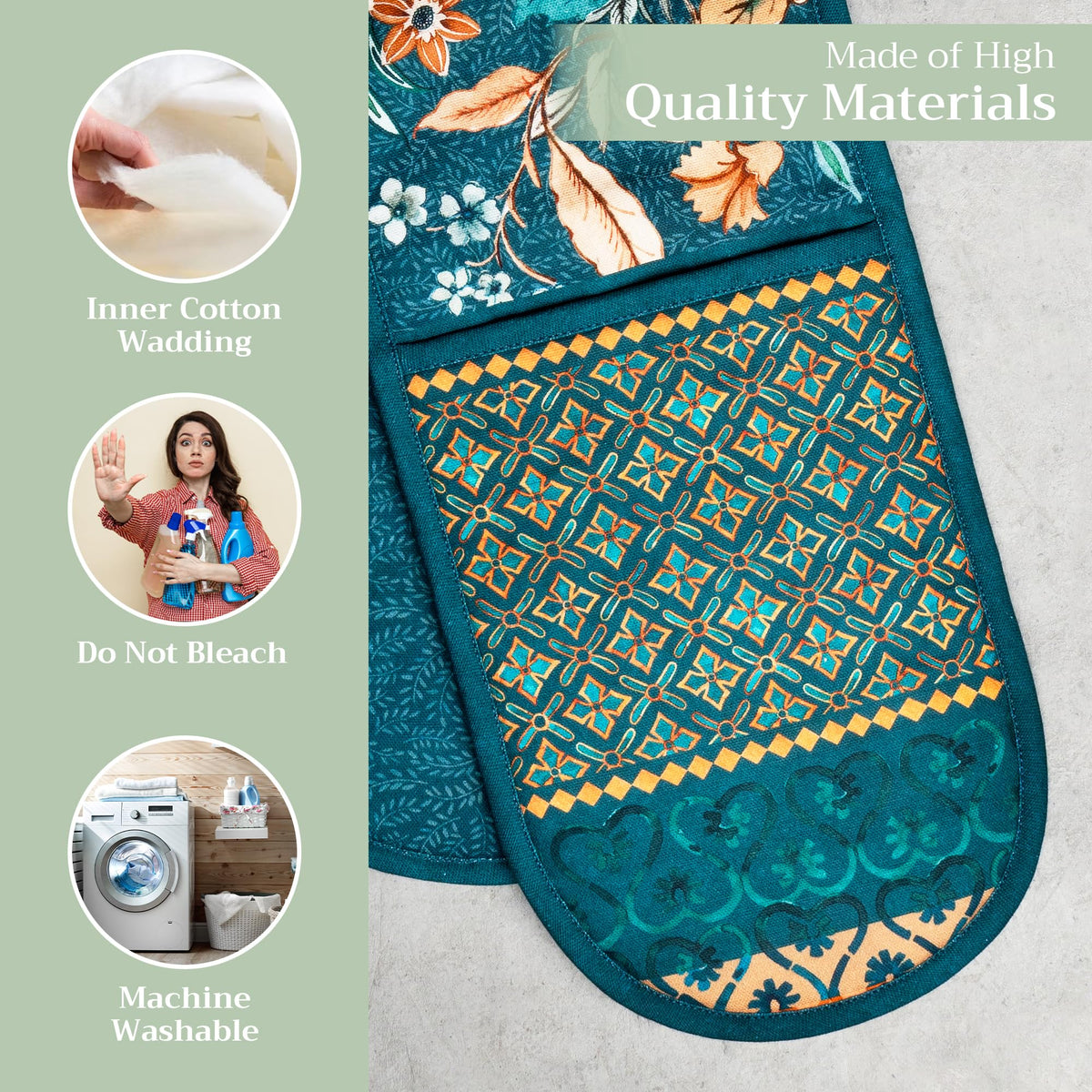 Luxury Loft Double Oven Mitts