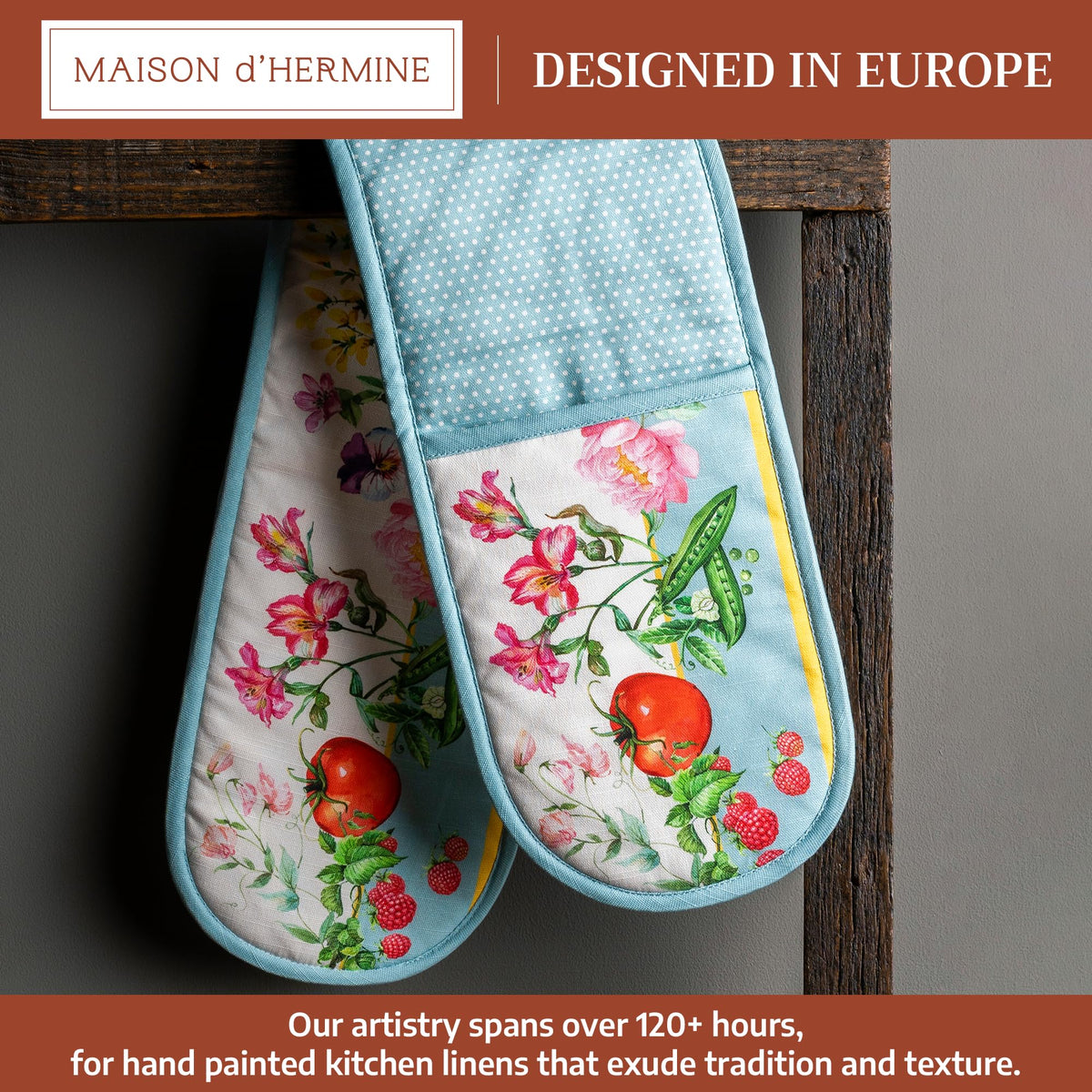Giverny Double Oven Mitts
