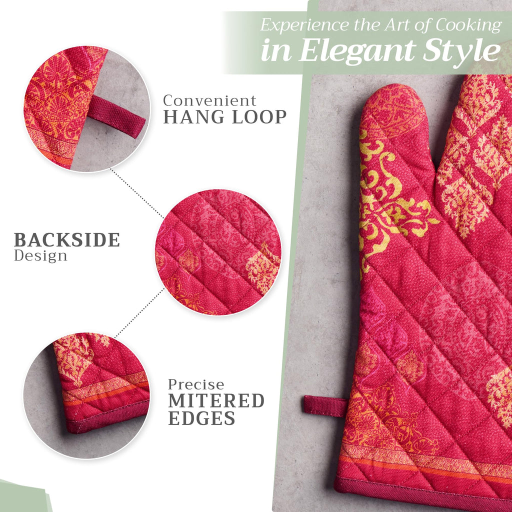 Versailles Oven Mitts + Pot Holders