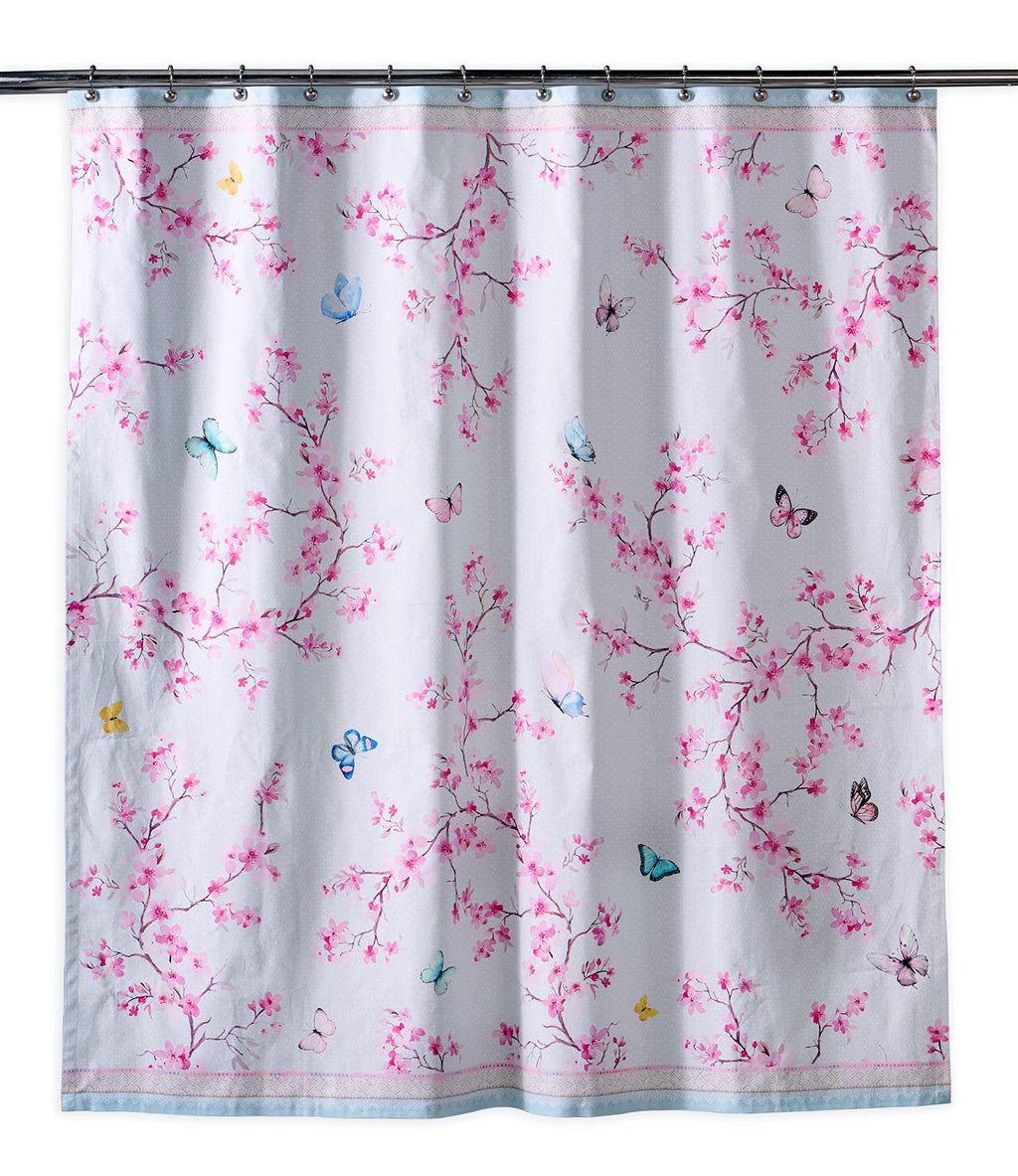 Blossoms in Spring Shower Curtains