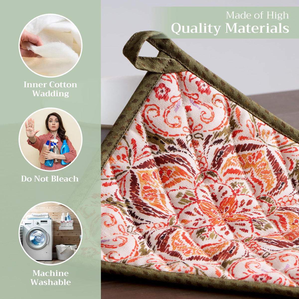 Damask Pot Holders