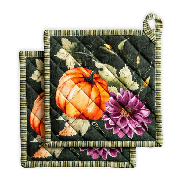Pumpkin Garden Pot Holders