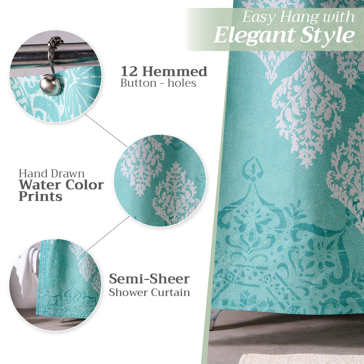 Versailles Shower Curtains