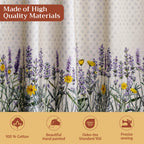 Fanny Lavender Kitchen Curtains