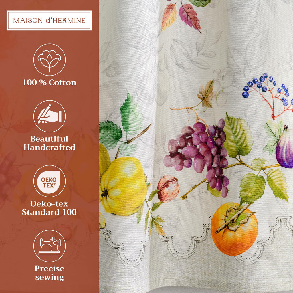 Fruit D'Hiver Kitchen Curtains